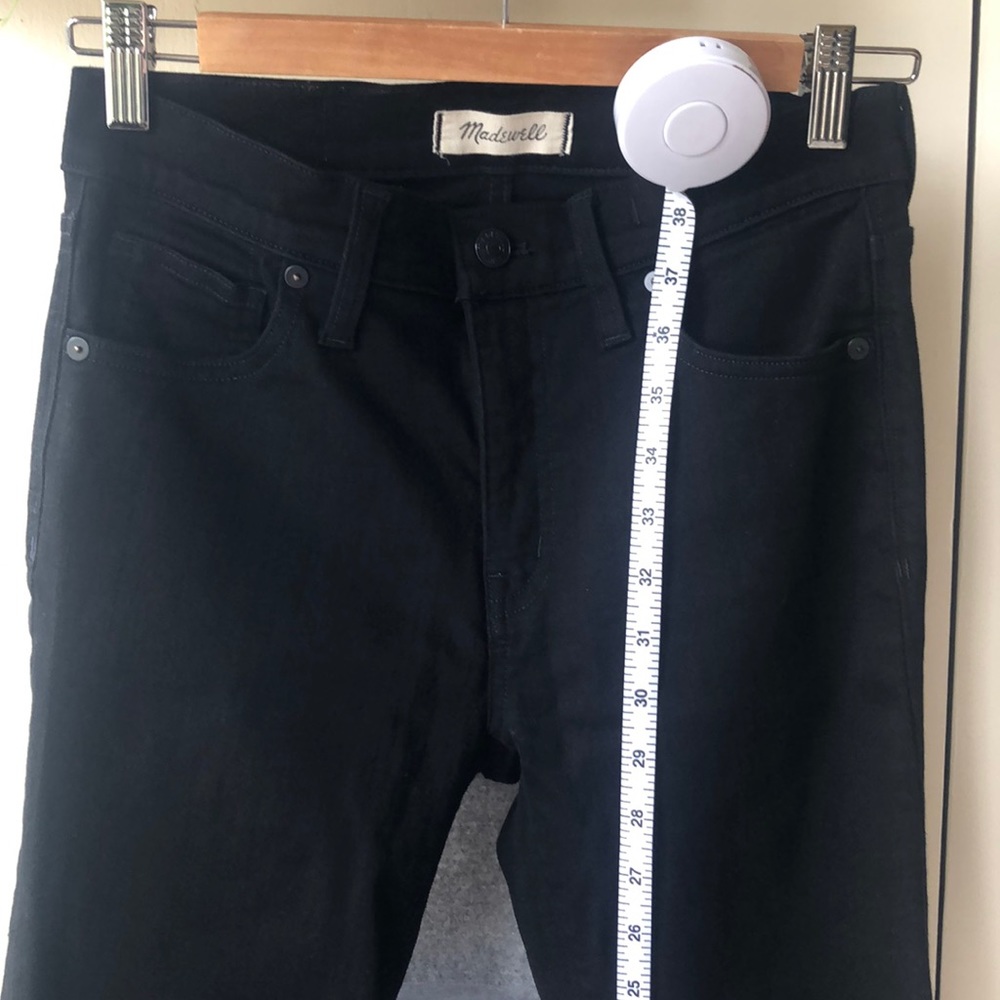 Madewell High Rise Black Skinny Jeans TALL